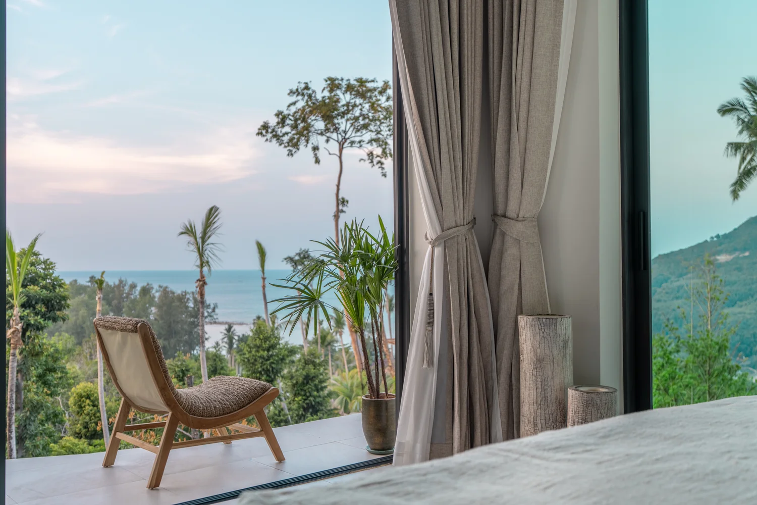 Penthouse interior living area